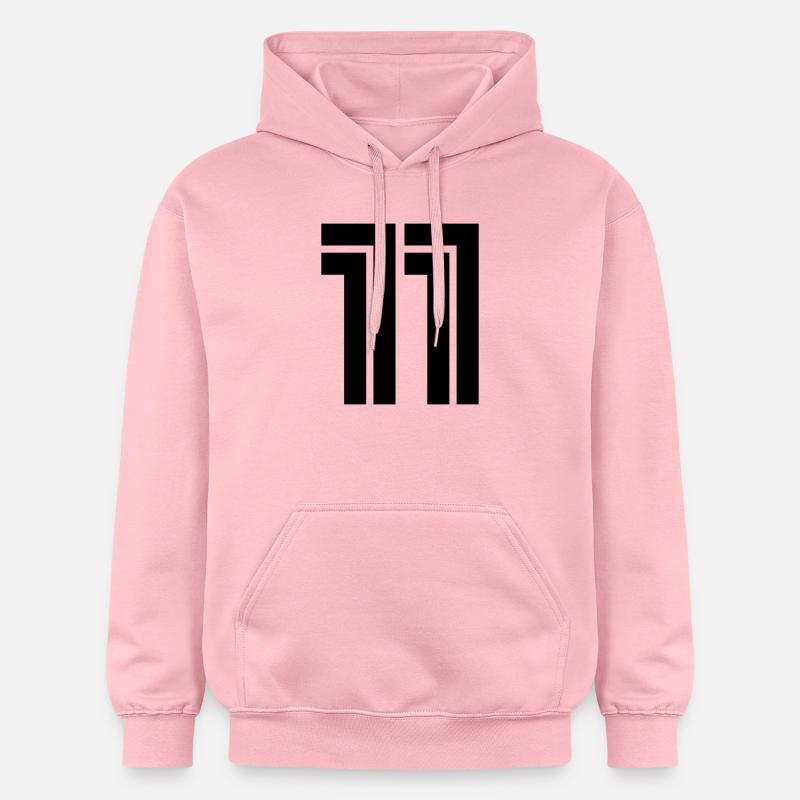Numéro 11 Numéro Onze - Sweat à capuche Softstyle® Gildan Unisexe - rose clair