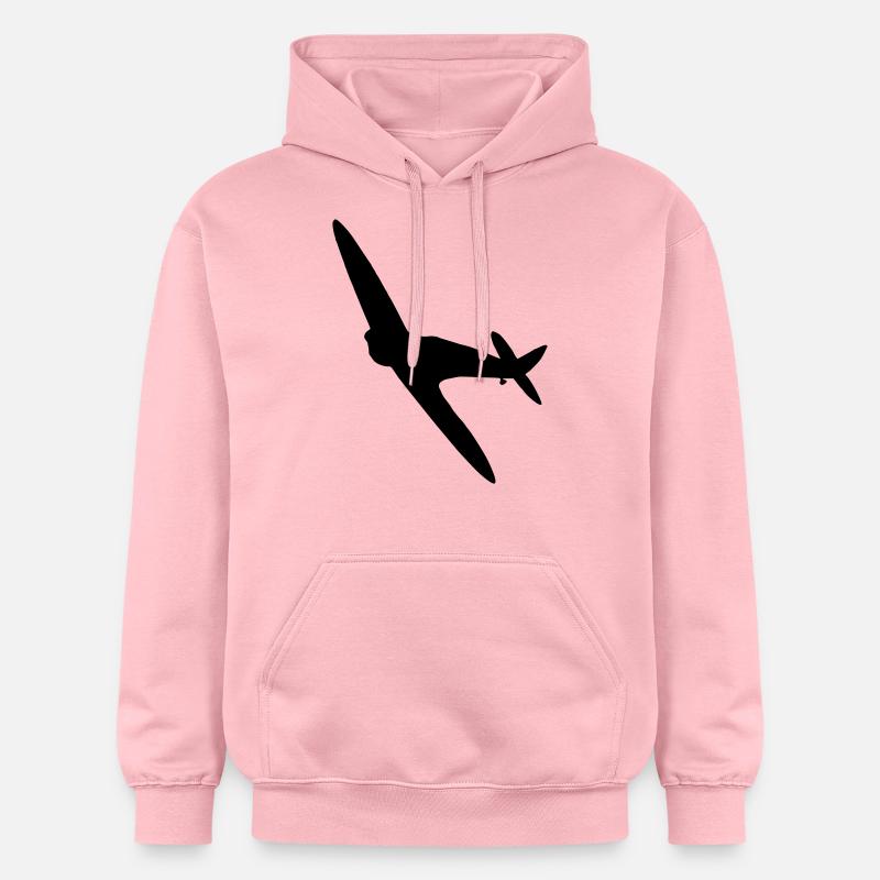 Spitfire Silhouette - Sweat à capuche Softstyle® Gildan Unisexe - rose clair