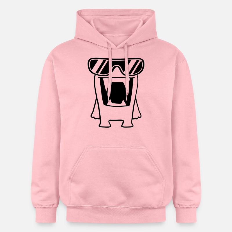 Cool Monster - Sweat à capuche Softstyle® Gildan Unisexe - rose clair