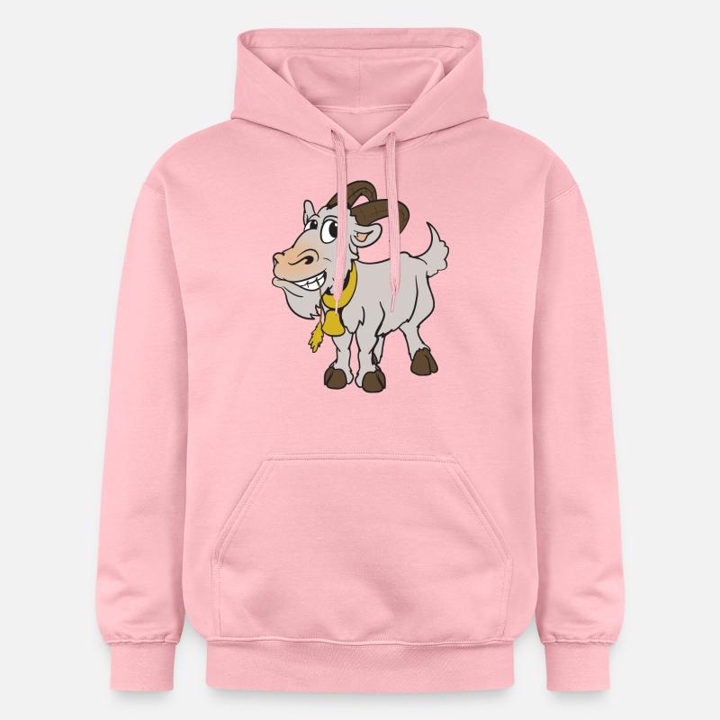 chèvre de chèvre - Sweat à capuche Softstyle® Gildan Unisexe - rose clair