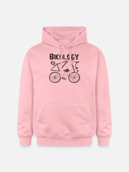 Bikology - Gildan Unisex Softstyle® Midweight Hoodie - Hellrosa