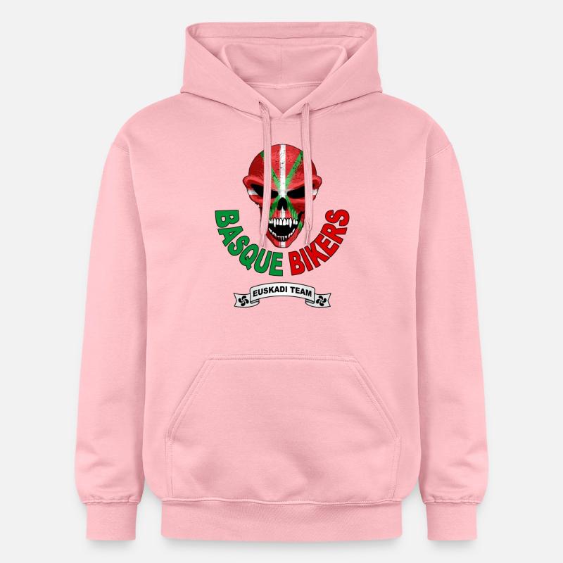 basque biker - Sweat à capuche Softstyle® Gildan Unisexe - rose clair