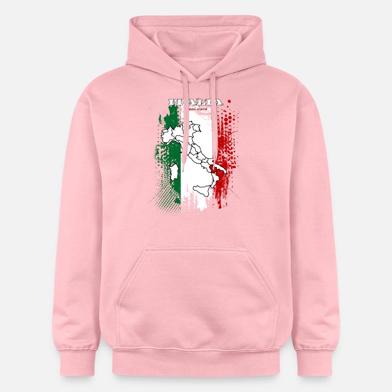 Basilicate - Sweat à capuche Softstyle® Gildan Unisexe - rose clair