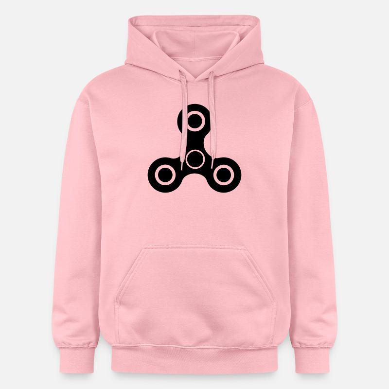 bouger spinner - Sweat à capuche Softstyle® Gildan Unisexe - rose clair