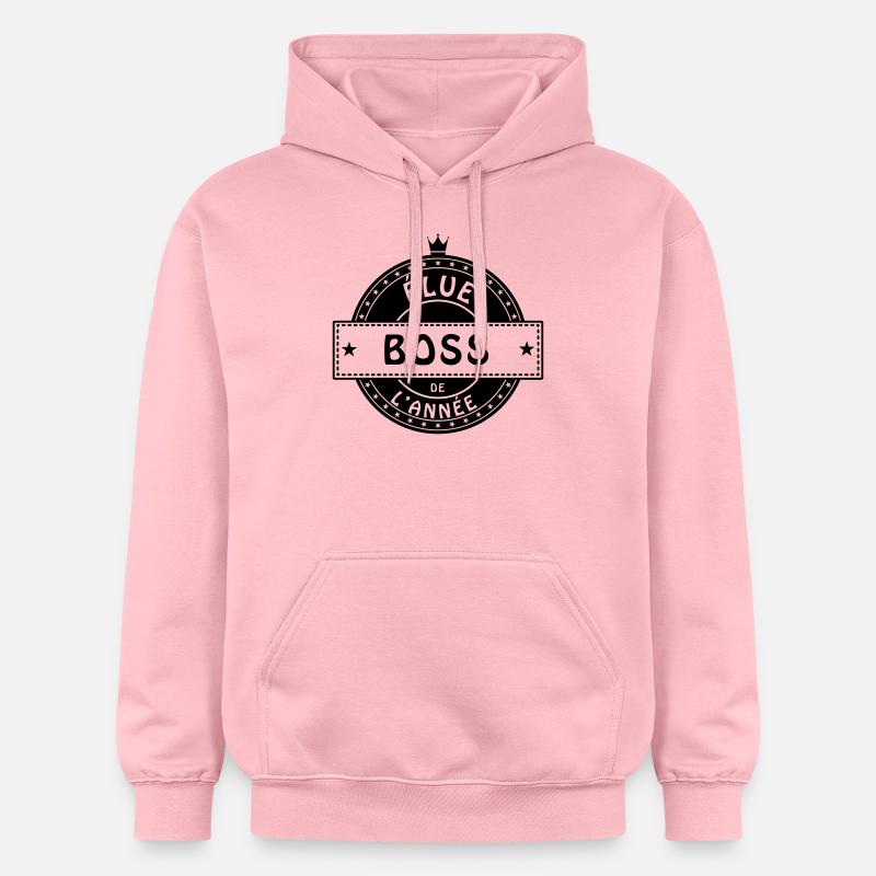elue boss chef patronne - Sweat à capuche Softstyle® Gildan Unisexe - rose clair