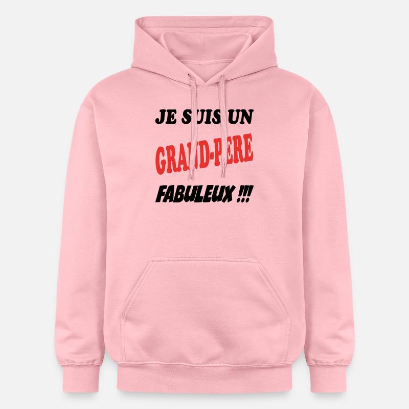 Je suis un grand-père fabuleux !!! - Sweat à capuche Softstyle® Gildan Unisexe - rose clair