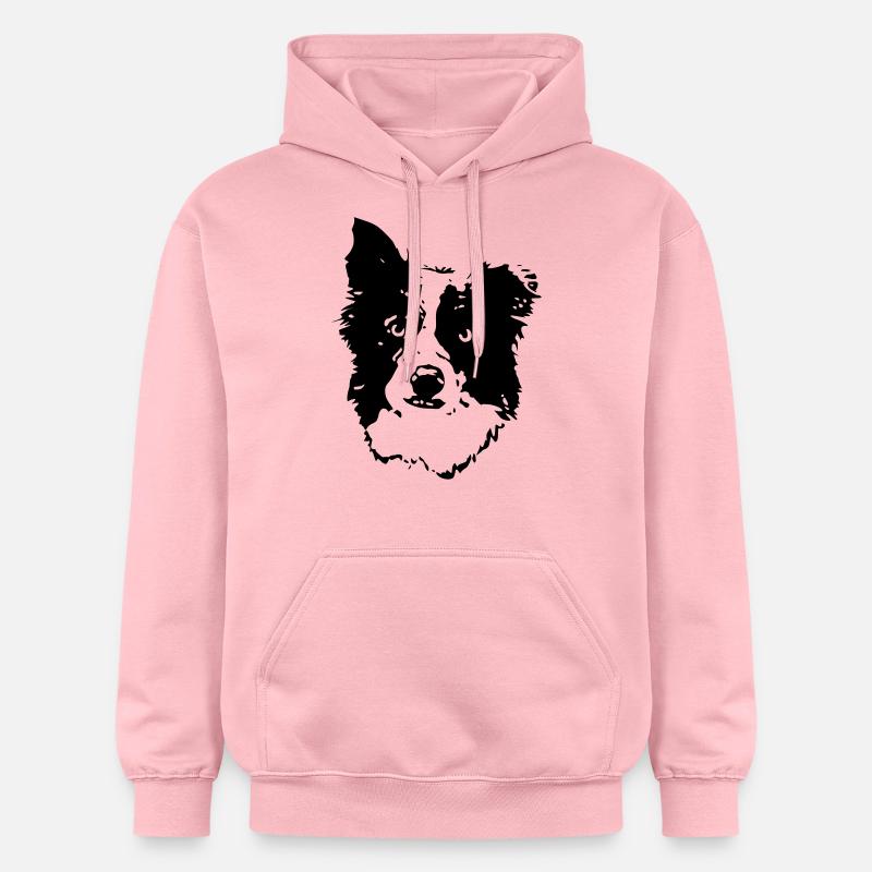 Border_Collie2_cb - Sweat à capuche Softstyle® Gildan Unisexe - rose clair