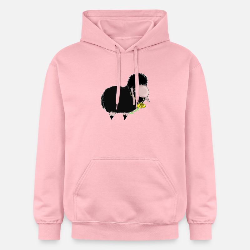 Black Sheep VIP Sheep Wolly Sheepling Gaming - Sweat à capuche Softstyle® Gildan Unisexe - rose clair