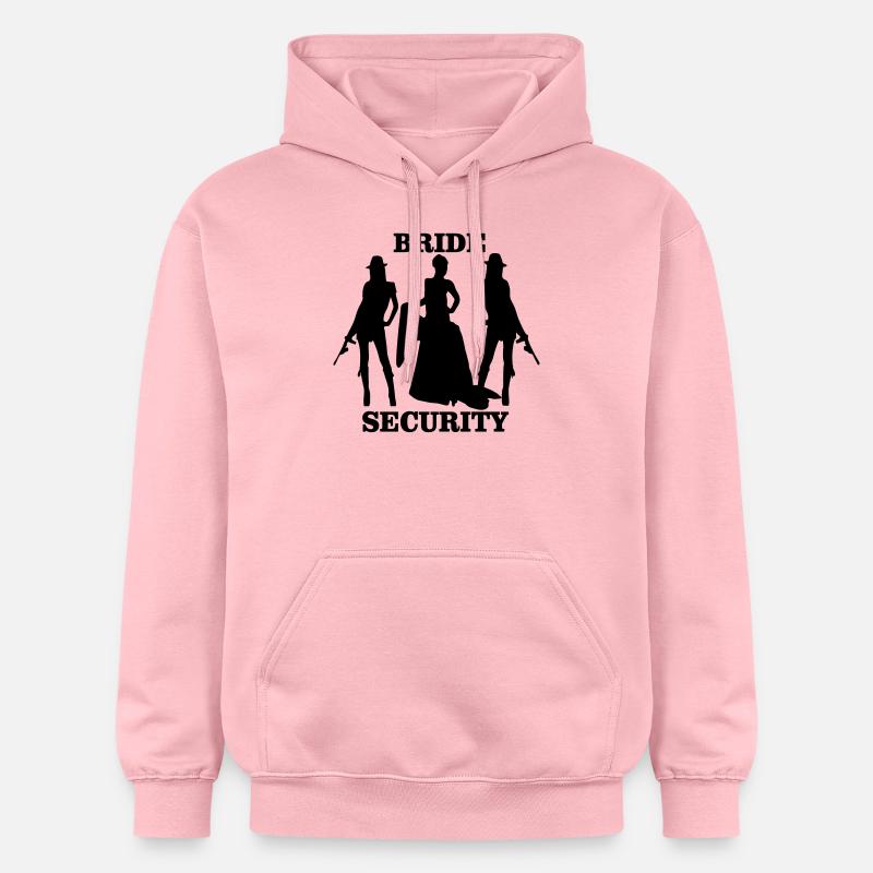 Sécurité mariée - Sweat à capuche Softstyle® Gildan Unisexe - rose clair