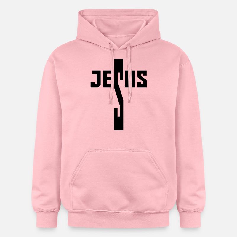 jesus - Sweat à capuche Softstyle® Gildan Unisexe - rose clair