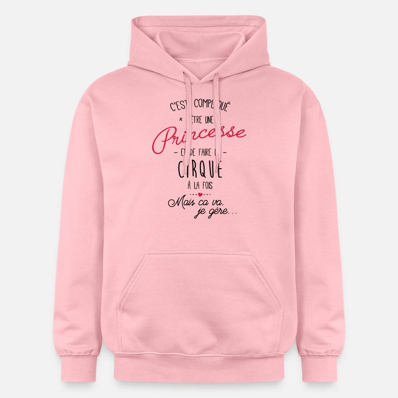 princesse et Cirque - Sweat à capuche Softstyle® Gildan Unisexe - rose clair