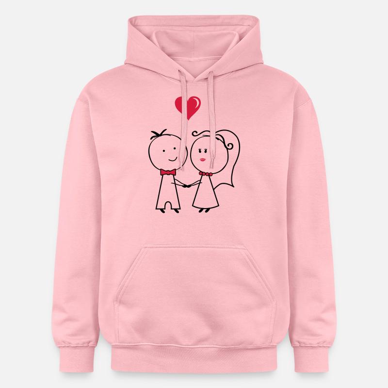 ehepaar_2 - Sweat à capuche Softstyle® Gildan Unisexe - rose clair