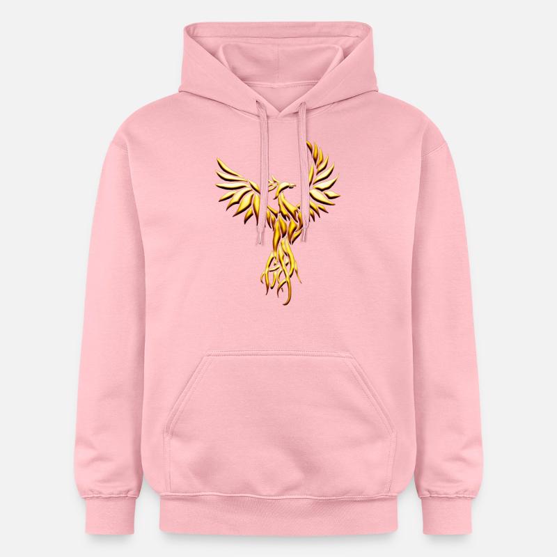 goldphoenix - Sweat à capuche Softstyle® Gildan Unisexe - rose clair