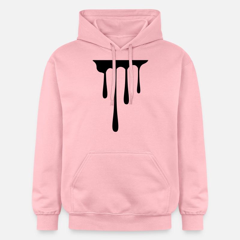 Gouttes - Sweat à capuche Softstyle® Gildan Unisexe - rose clair