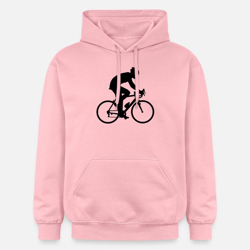 radfahrer_052012_a_1c - Sweat à capuche Softstyle® Gildan Unisexe - rose clair