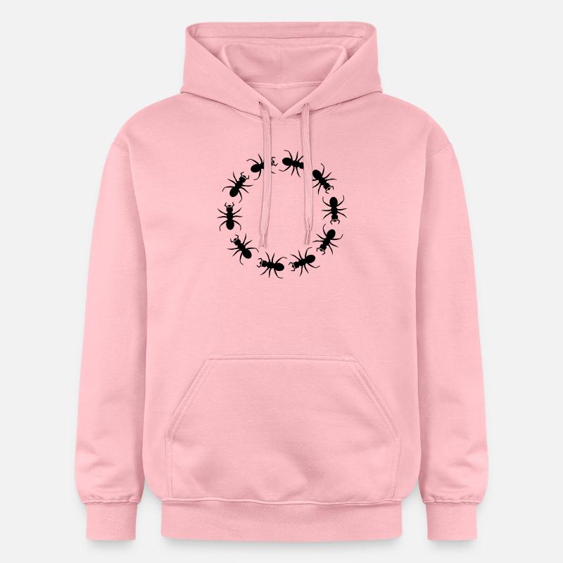 District d'insecte fourmi - Sweat à capuche Softstyle® Gildan Unisexe - rose clair