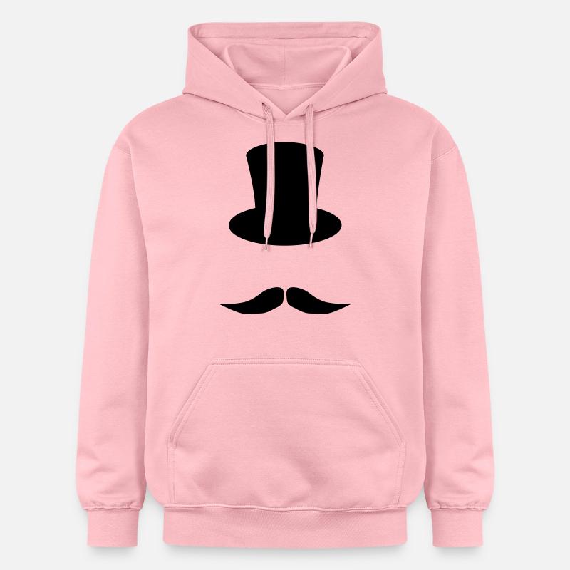 sir top hat - Sweat à capuche Softstyle® Gildan Unisexe - rose clair