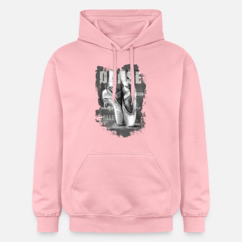 danse - Sweat à capuche Softstyle® Gildan Unisexe - rose clair