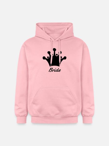 Bride (bryllup, høne nat, bryllupsrejse) - Gildan Softstyle® Midweight unisex-hoodie - lyserød