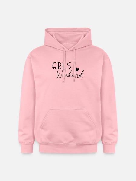 Week-end des filles - Sweat à capuche Softstyle® Gildan Unisexe - rose clair