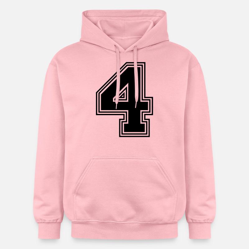 4_numéro_4_(s31) - Sweat à capuche Softstyle® Gildan Unisexe - rose clair