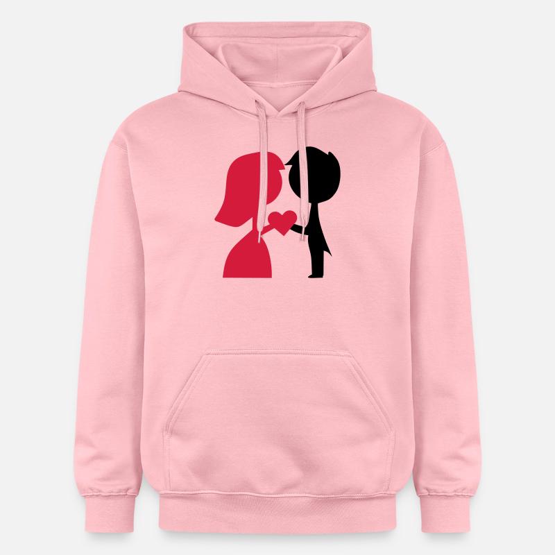 marier - Sweat à capuche Softstyle® Gildan Unisexe - rose clair
