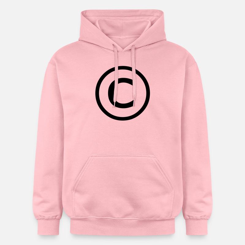 copyright c - Sweat à capuche Softstyle® Gildan Unisexe - rose clair