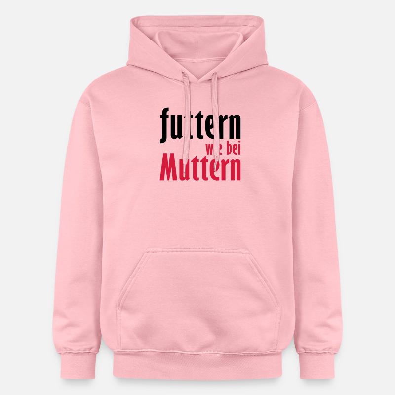 manger comme les noix - Sweat à capuche Softstyle® Gildan Unisexe - rose clair