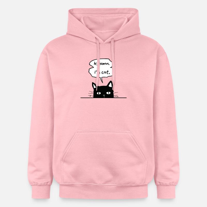 amants de chat - Sweat à capuche Softstyle® Gildan Unisexe - rose clair