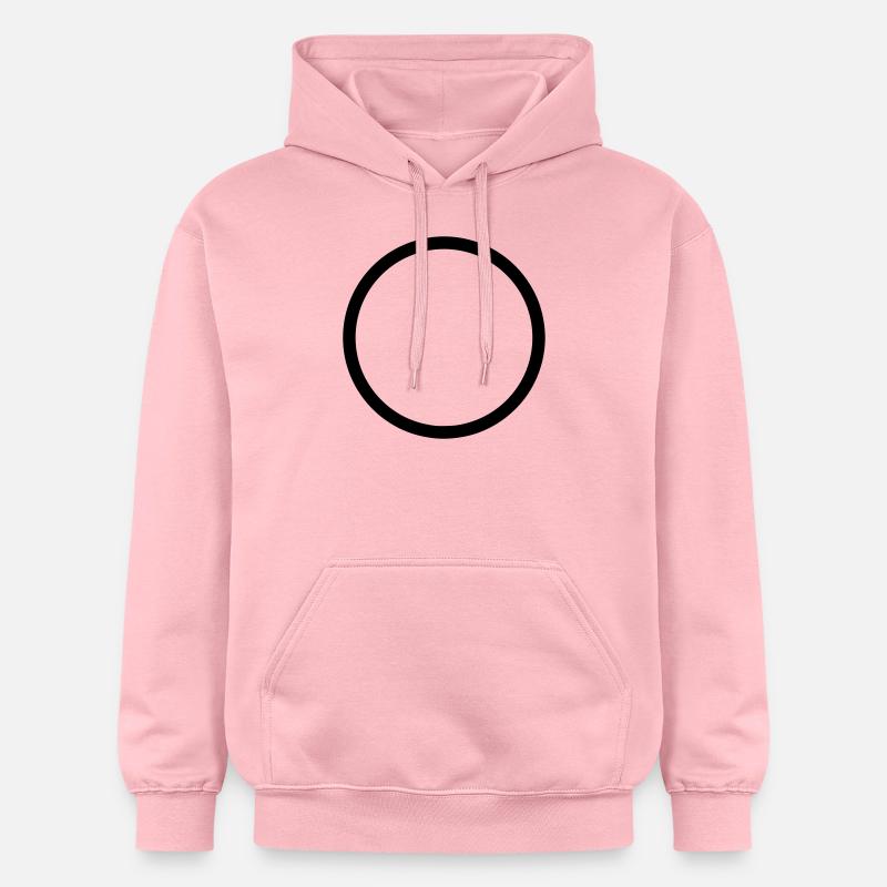 circle - Sweat à capuche Softstyle® Gildan Unisexe - rose clair