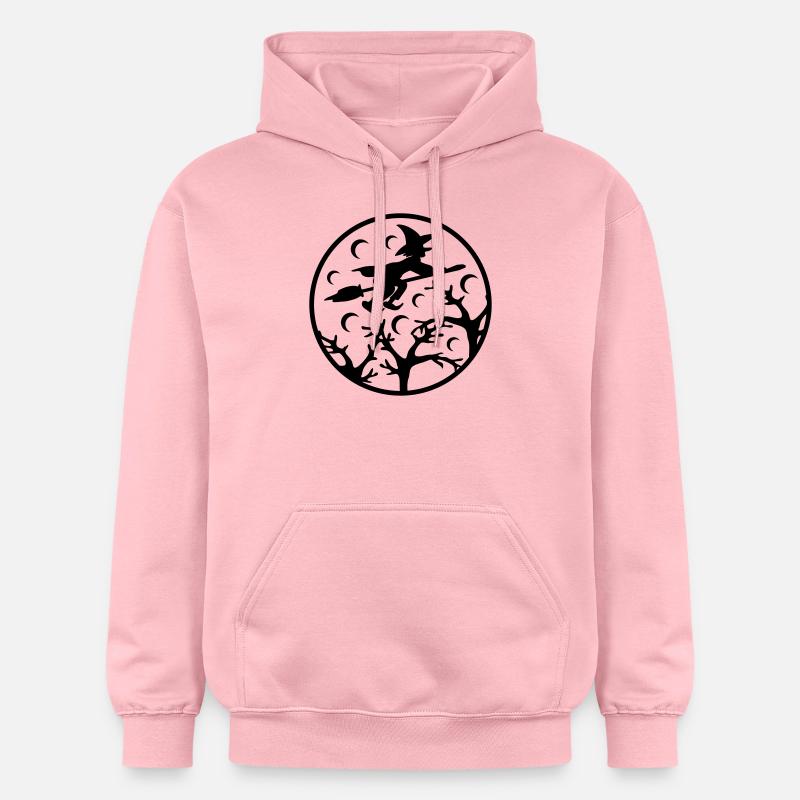 Witch Moon - Sweat à capuche Softstyle® Gildan Unisexe - rose clair
