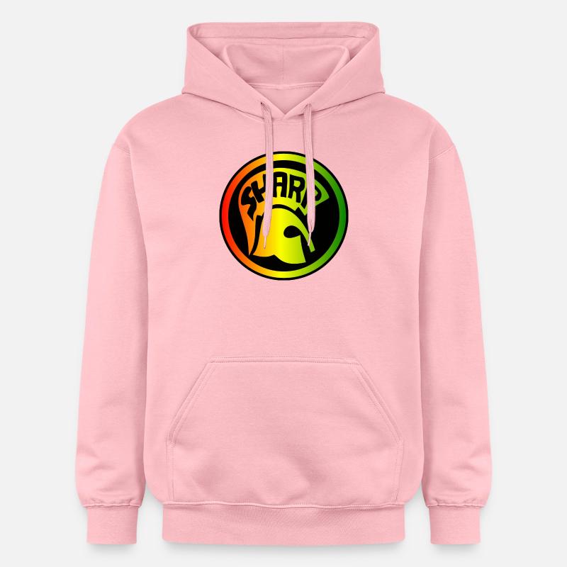 Logo SHARP - Sweat à capuche Softstyle® Gildan Unisexe - rose clair