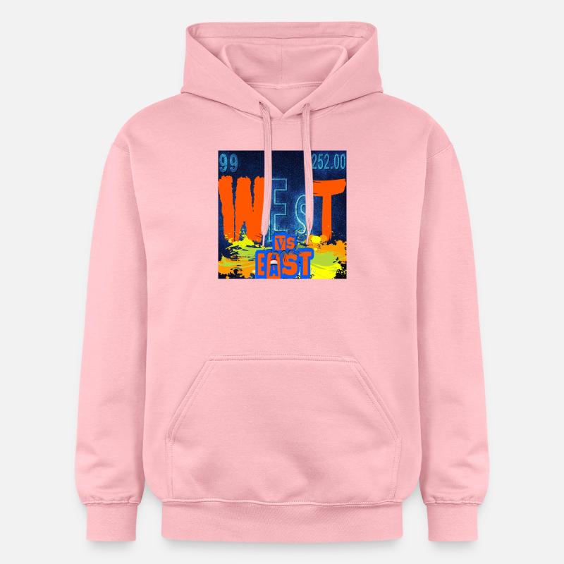 WEST VS EAST CHEMISTRY - Sweat à capuche Softstyle® Gildan Unisexe - rose clair