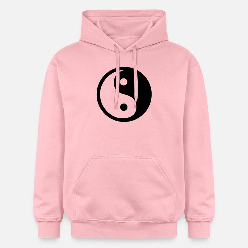 Yin Yang - Sweat à capuche Softstyle® Gildan Unisexe - rose clair