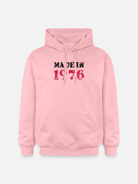 Made in 1976 - Gildan Unisex Softstyle® Midweight Hoodie - Hellrosa