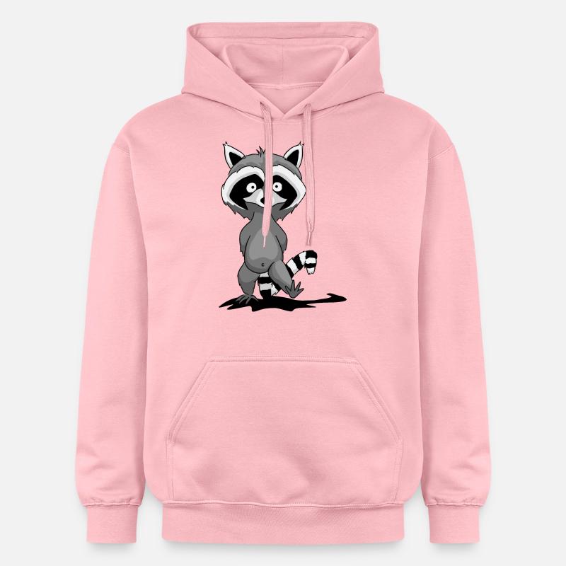 petit raton laveur - Sweat à capuche Softstyle® Gildan Unisexe - rose clair