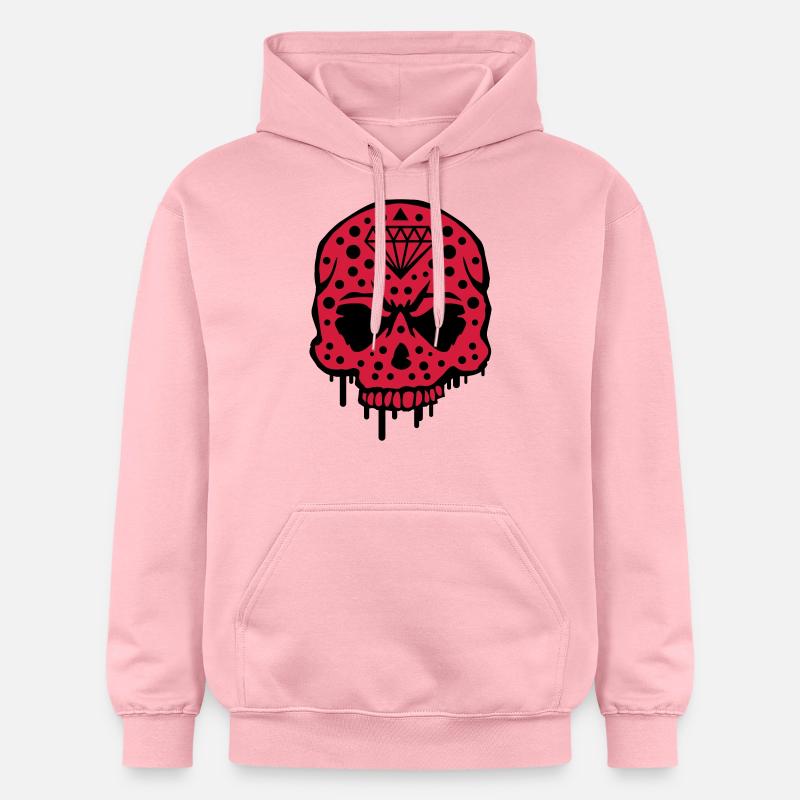 skull_diamond_graffiti_ce2 - Sweat à capuche Softstyle® Gildan Unisexe - rose clair