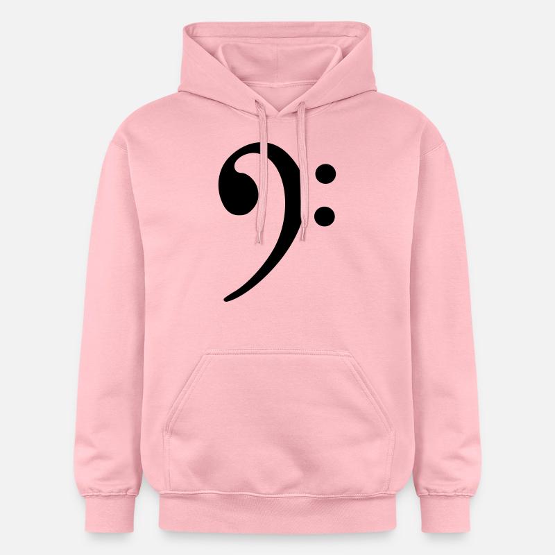 Note - Basse - Sweat à capuche Softstyle® Gildan Unisexe - rose clair