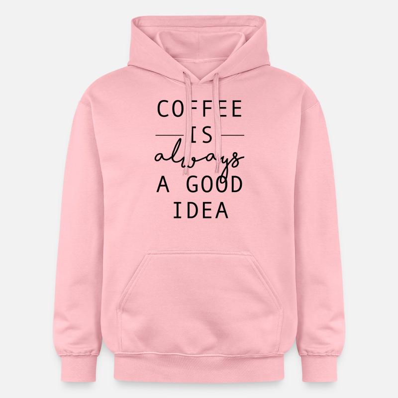 café - Sweat à capuche Softstyle® Gildan Unisexe - rose clair