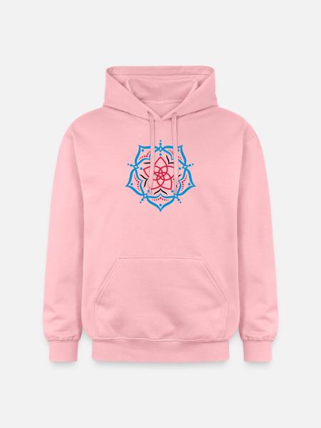Venus flower Lotus - fineART - Gildan Unisex Softstyle® Midweight Hoodie - light pink