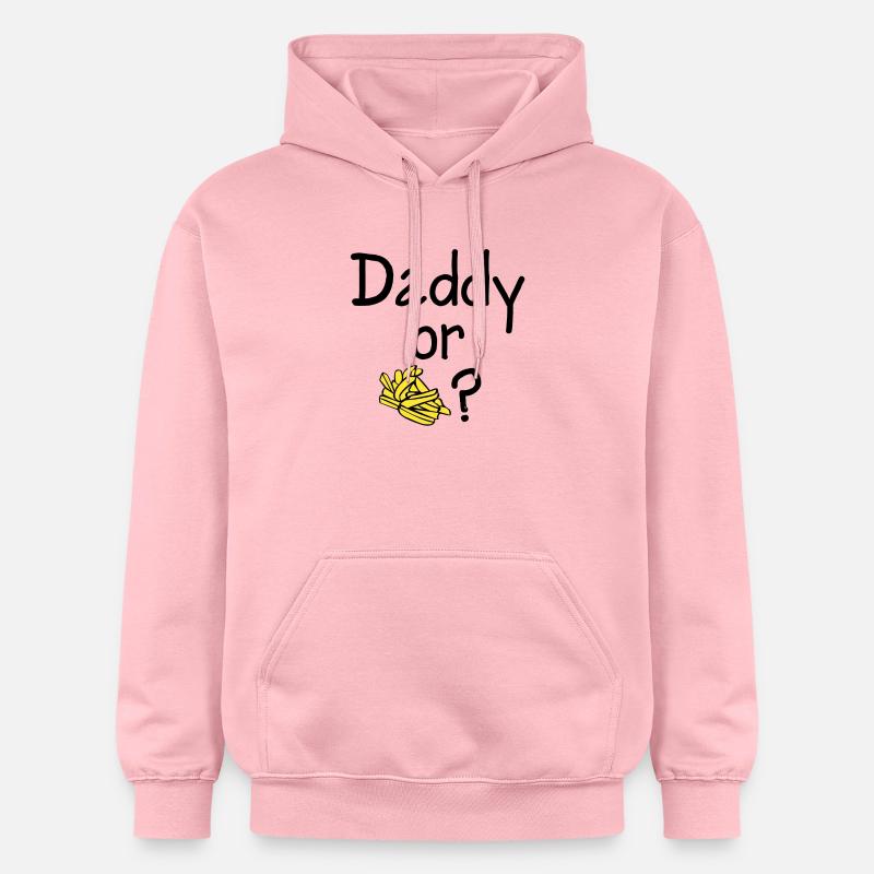 Daddy oder Chips? - Gildan Unisex Softstyle® Midweight Hoodie - Hellrosa