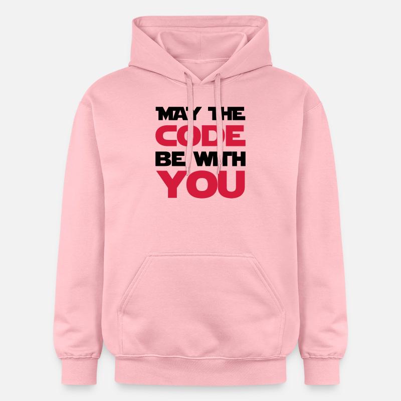 Computer / Developer / Geek / Code / Funny - Gildan Unisex Softstyle® Midweight Hoodie - light pink