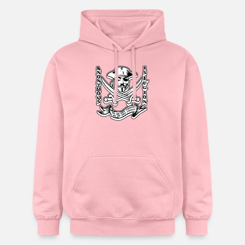 anonymous is legion - Sweat à capuche Softstyle® Gildan Unisexe - rose clair