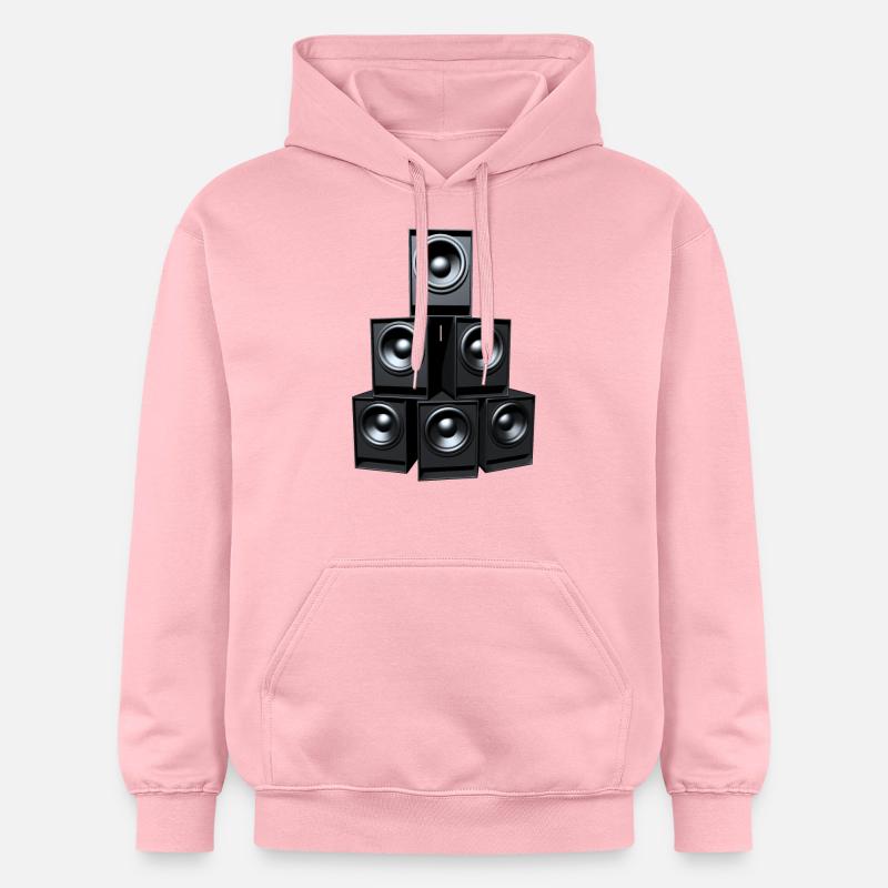 Basse Pyramide - Sweat à capuche Softstyle® Gildan Unisexe - rose clair