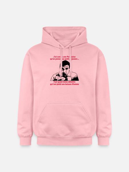 j'ai connu une polonaise lino ventura - Sweat à capuche Softstyle® Gildan Unisexe - rose clair