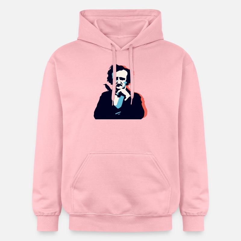 Pensée d’Edgar Allan Poe - Sweat à capuche Softstyle® Gildan Unisexe - rose clair