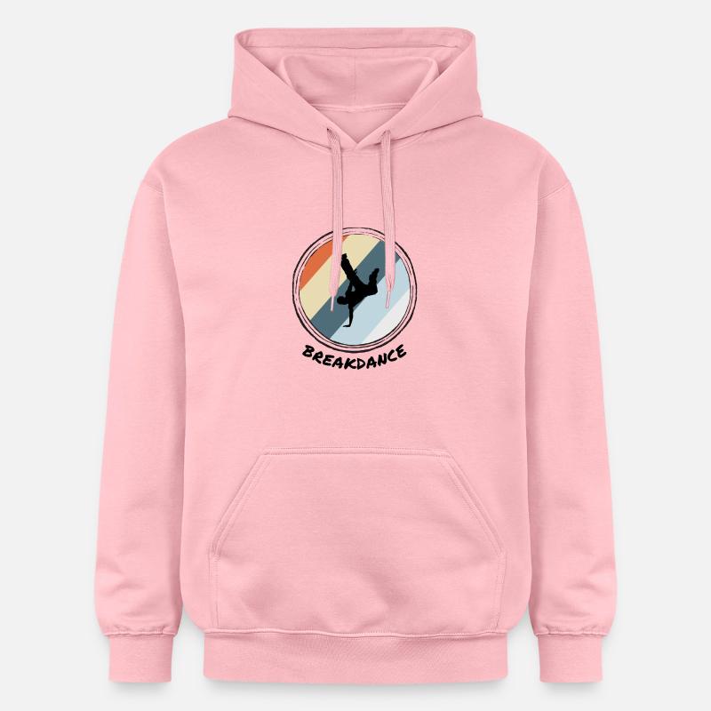 Breakdance - Sweat à capuche Softstyle® Gildan Unisexe - rose clair