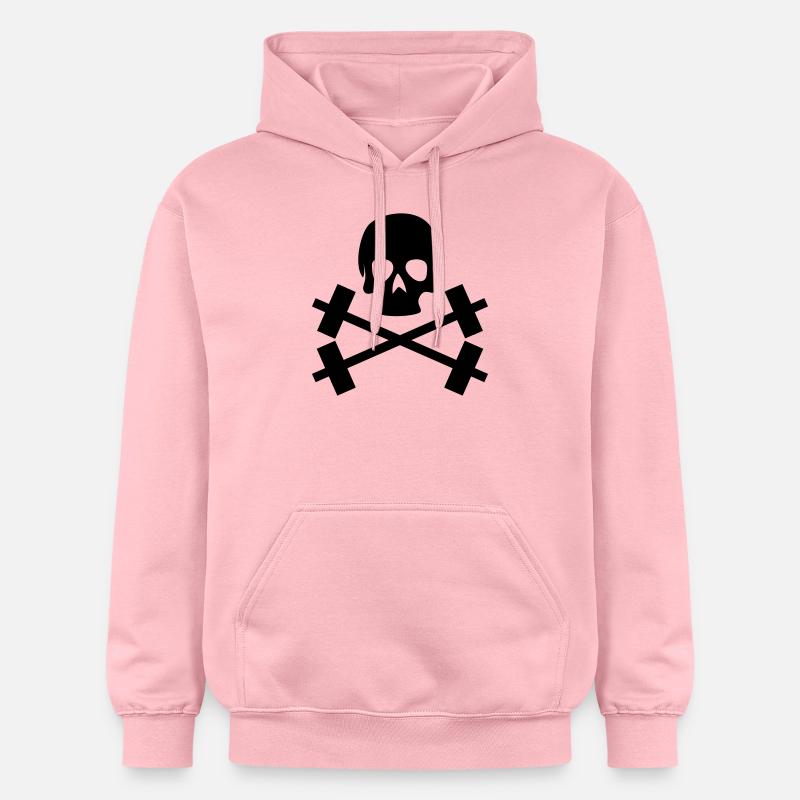 skull - Sweat à capuche Softstyle® Gildan Unisexe - rose clair