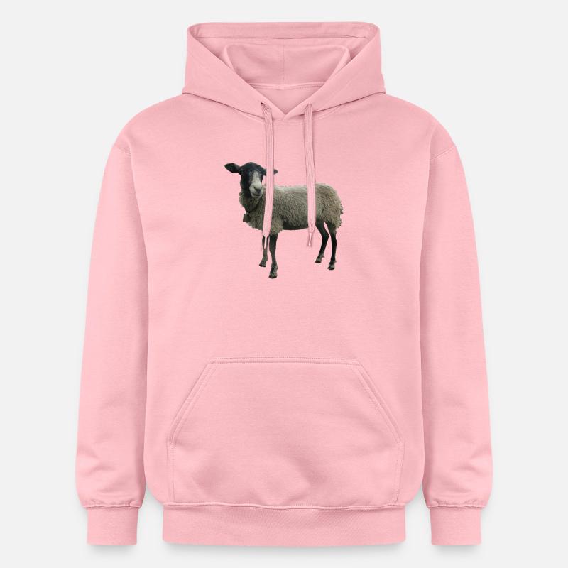 Mouton - Sweat à capuche Softstyle® Gildan Unisexe - rose clair