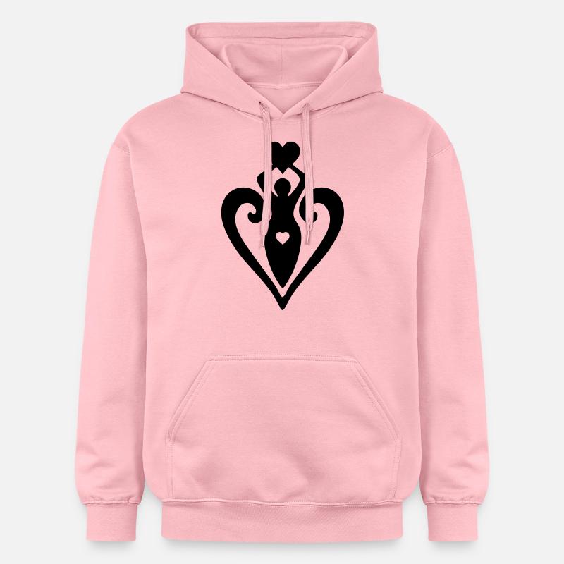 goddess, pagan - Sweat à capuche Softstyle® Gildan Unisexe - rose clair